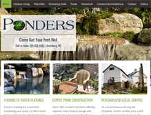 Tablet Screenshot of pondersonline.com